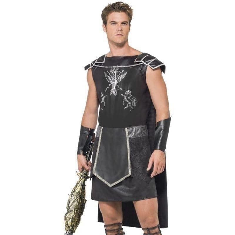 Male Dark Gladiator Costume Adult Black_1 sm-55028L