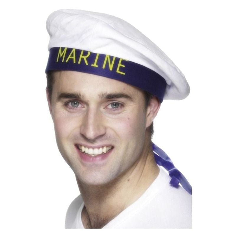 Marine Sailors Hat Adult White_2 