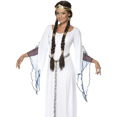 Medieval Maid Costume Adult White_1 sm-33409L