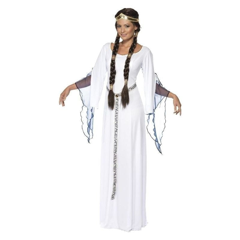 Medieval Maid Costume Adult White_3 