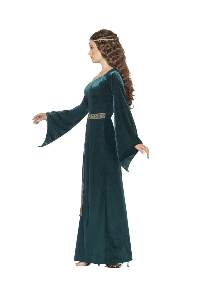 Medieval Maid Costume Adult Green