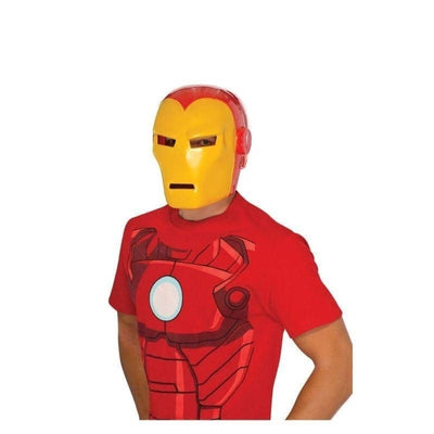 Mens Adult Iron Man Mask_1 rub-35660NS