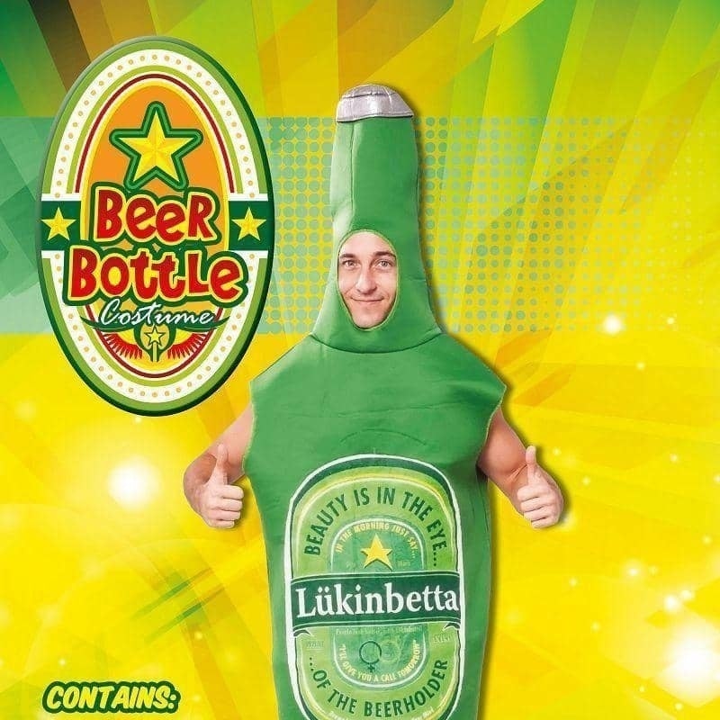 Mens Beer Bottle Adult Costume Male Halloween_2 