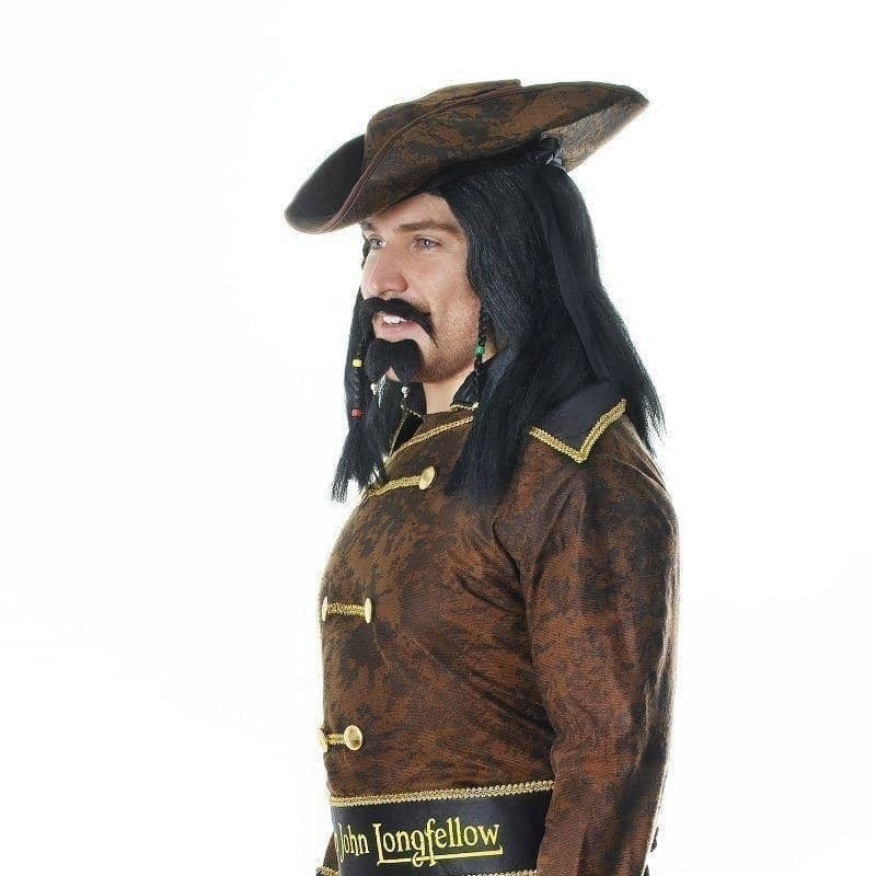 Mens Captain John Longfellow Adult Costume Male Halloween_4 
