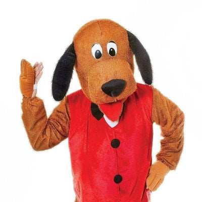 Mens Dog With Waistcoat Big Head Adult Costume Male Halloween_1 AC269