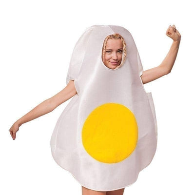 Mens Fried Egg Adult Costume Male Halloween_1 AC401