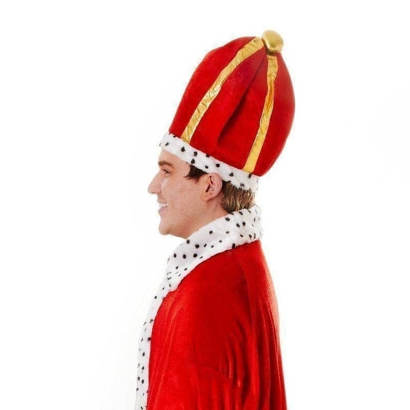 Mens Kings Robe + Hat Adult Costume Male Halloween_4 