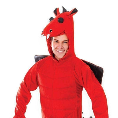 Mens Red Dradon Adult Costume Male Halloween_1 AC363
