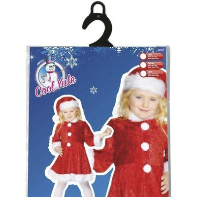 Mini Miss Santa Costume Kids Red White_1 sm-29181L