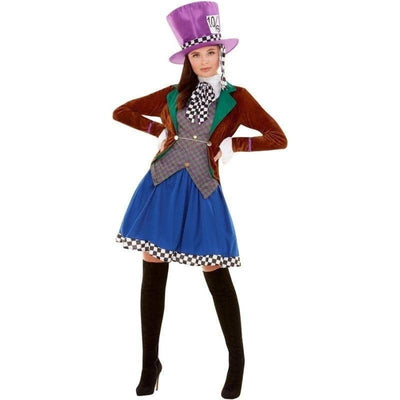 Miss Hatter Costume Adult Multi_1 sm-47784L