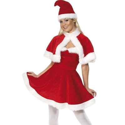 Miss Santa Costume Adult Red White_3 sm-33317S