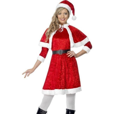 Miss Santa Costume Adult Red White_1 sm-29005M