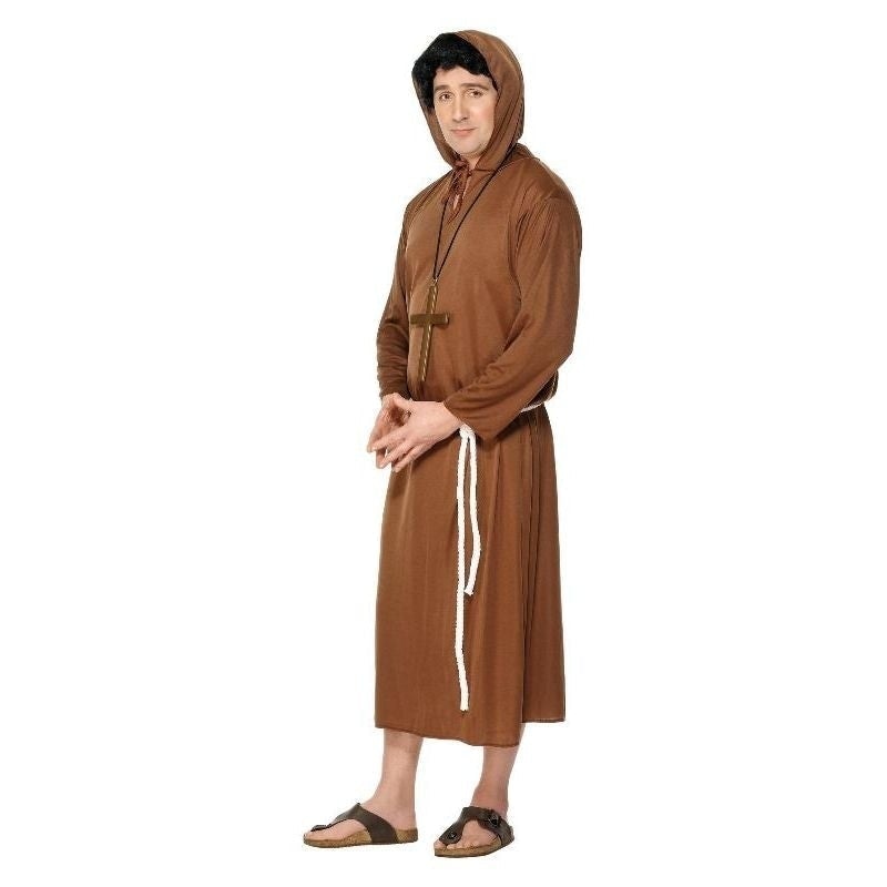 Monk Costume Adult Brown_3 