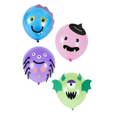 Monster Tableware Party Balloons X8_1 sm-39686