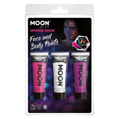 Moon Glow Intense Neon UV Face Paint Hot Pink_1 sm-M33687