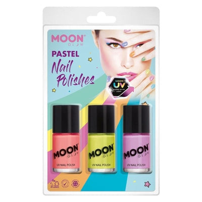 Moon Glow Pastel Neon UV Nail Polish 3 Colour Pack_1 sm-M38200