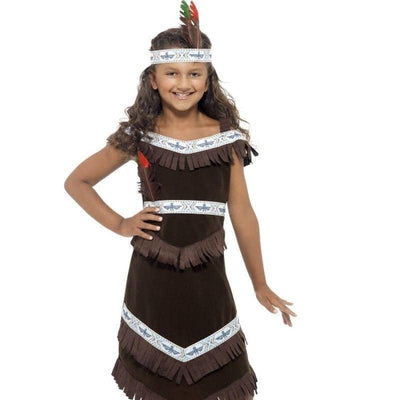 Native American Inspired Girl Costume Kids Brown_1 sm-41096L