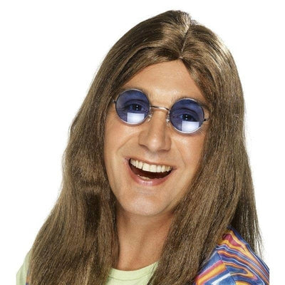 Neil Hippy Wig Adult Brown_1 sm-42217