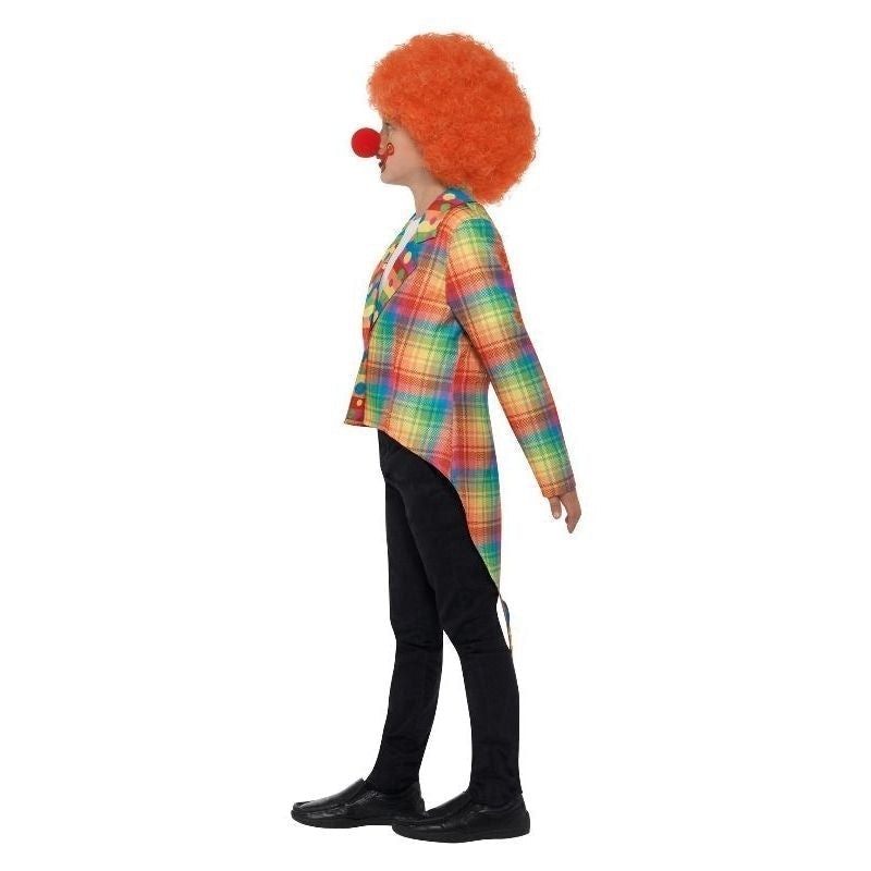 Neon Tartan Clown Tailcoat Child Multi_3 sm-49822S