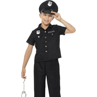 New York Cop Costume Kids Black_1 sm-49650L