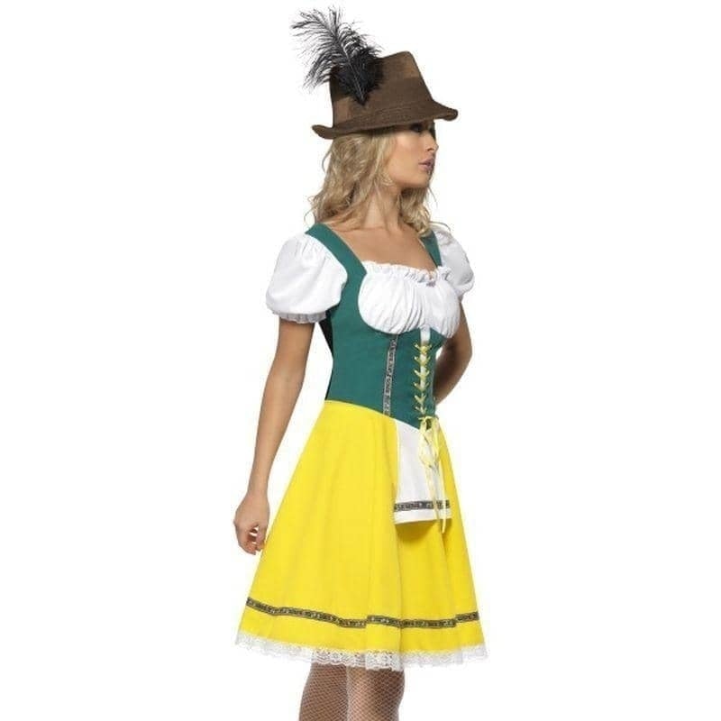 Oktoberfest Costume Female Adult Green Yellow_3 sm-41160M