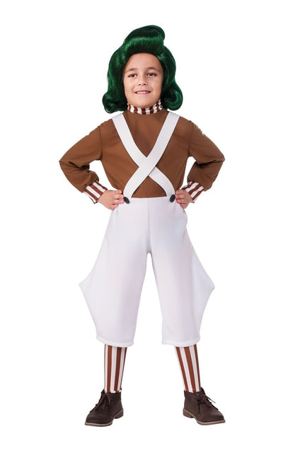 Oompa Loompa Child Charlie And The Chocolate Factory Costume 1 rub-620934L MAD Fancy Dress