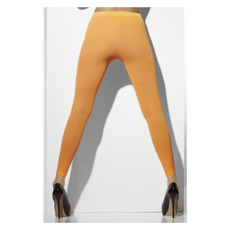 Opaque Footless Tights Adult Neon Orang_2 