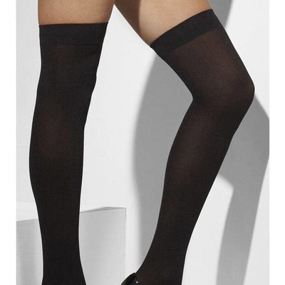 Opaque Hold Ups Adult Black_1 sm-42769