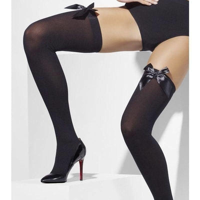 Opaque Hold Ups Adult Black_1 sm-42752