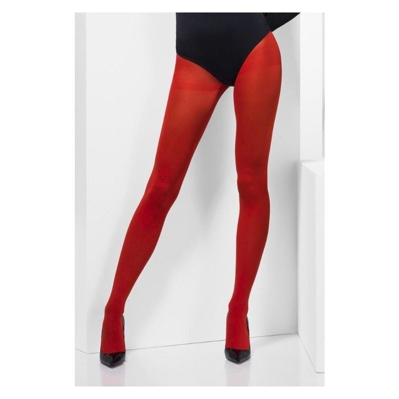 Opaque Tights Adult Red_2 