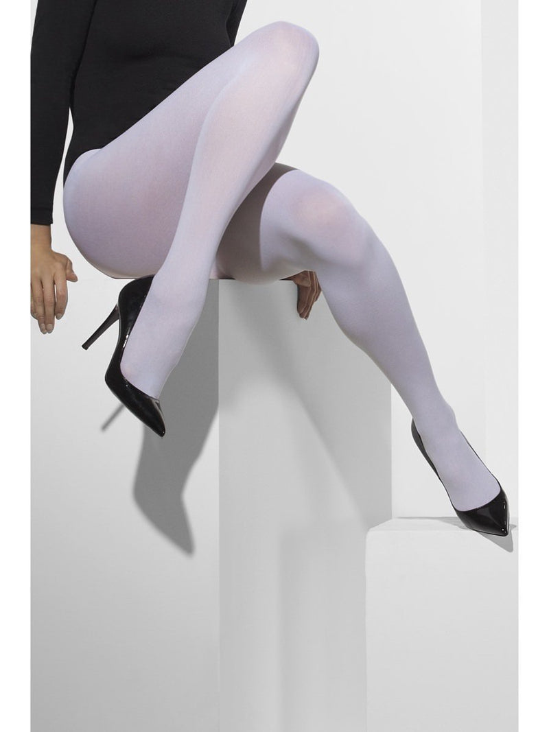 Opaque Tights Adult White 42739
