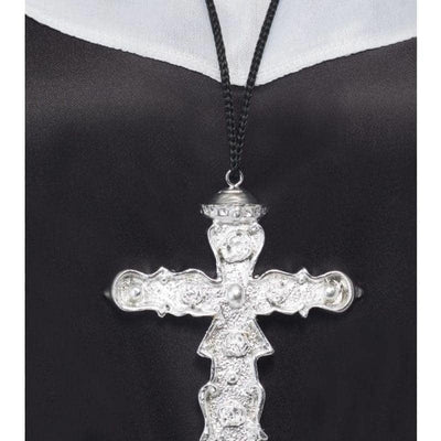Ornate Cross Pendant Adult Silver_1 sm-21291