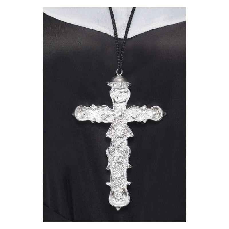 Ornate Cross Pendant Adult Silver_2 