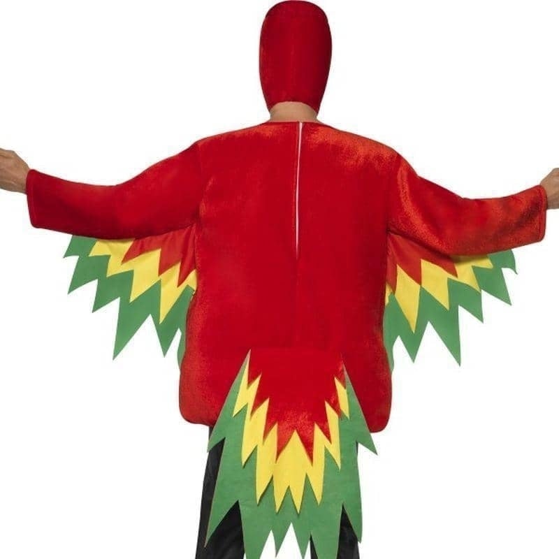 Parrot Costume Adult Red Yellow with Green_2 