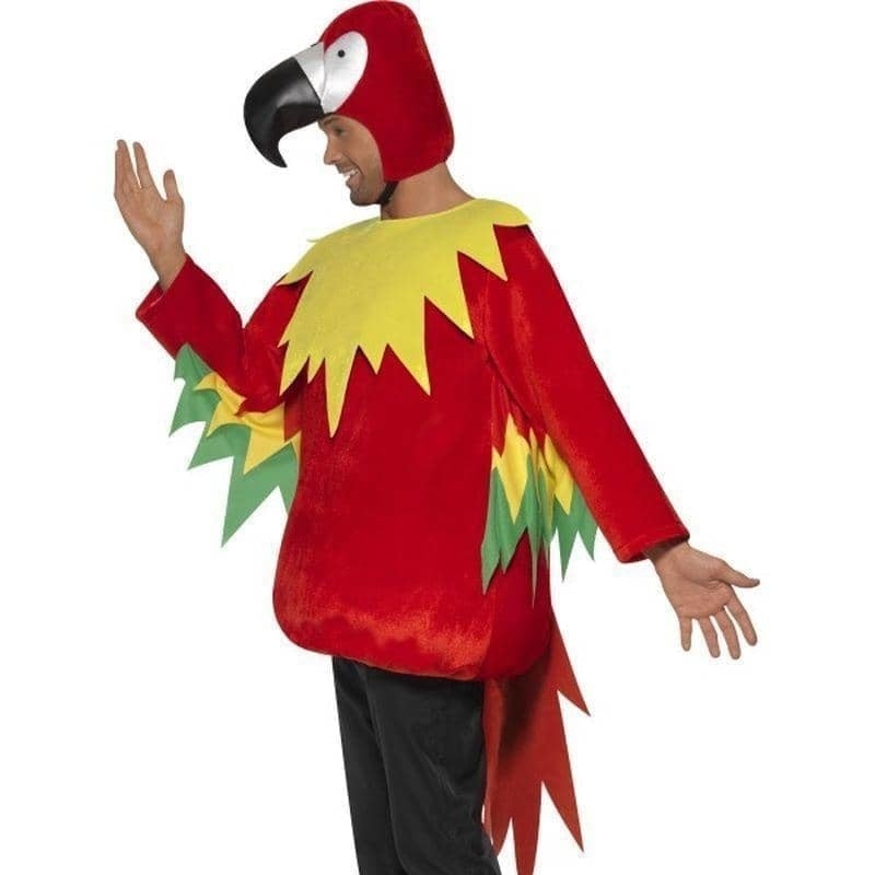 Parrot Costume Adult Red Yellow with Green_3 