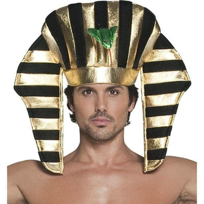 Pharaoh Headpiece Adult Black Gold_1 sm-30284