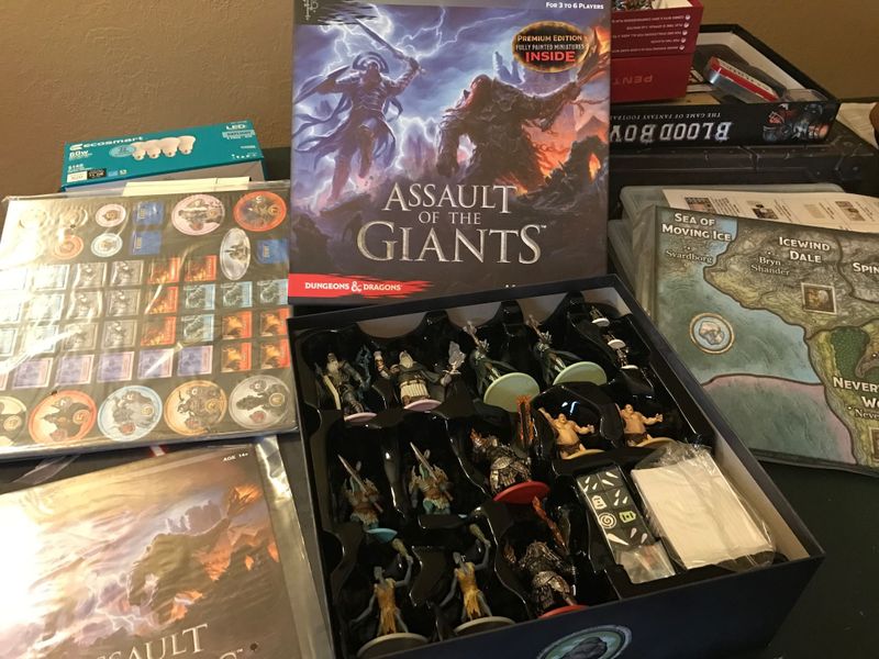 Dungeon & Dragons Assault of the Giants Board Game Premium Painted Edition