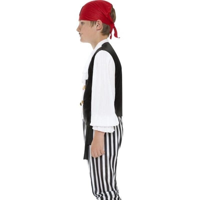 Pirate Costume Kids Black White Red_3 sm-25761S