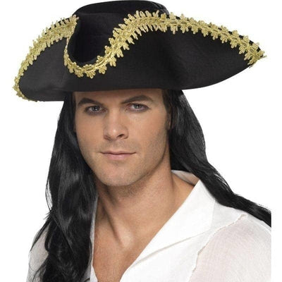 Pirate Hat Adult Black_1 sm-44666