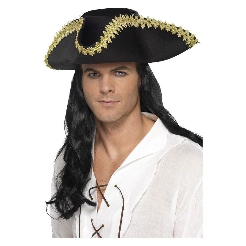 Pirate Hat Adult Black_2 