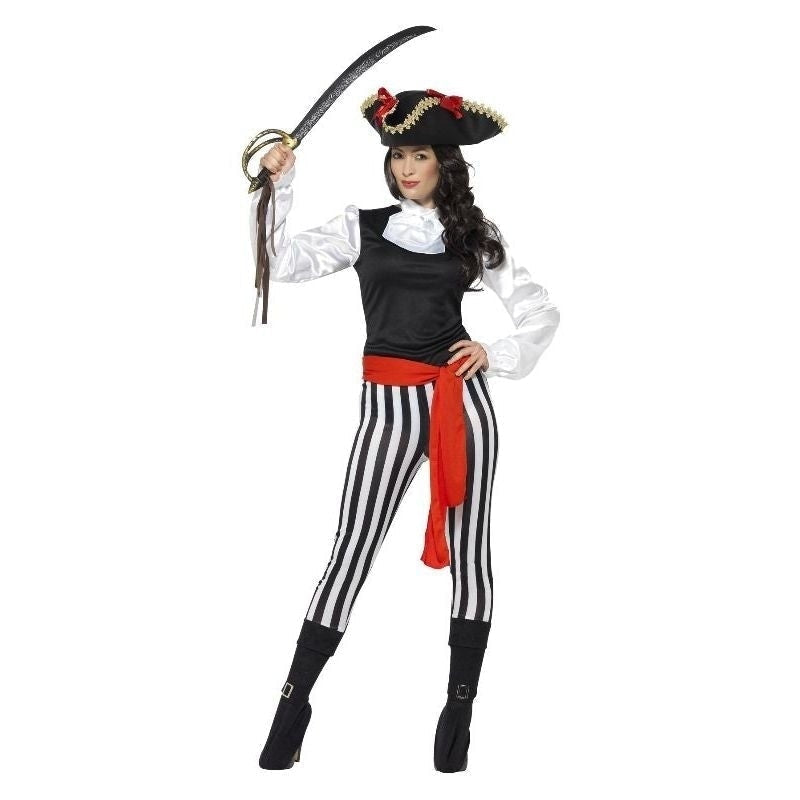 Pirate Lady Costume With Top Adult Black_2 sm-25561l