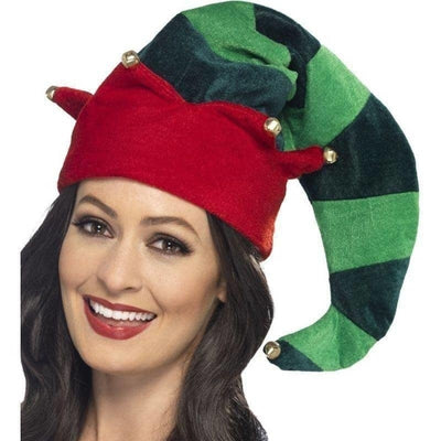 Plush Elf Hat Adult Green_1 sm-46756