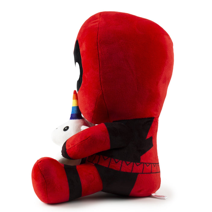 Marvel Deadpool Riding A Unicorn Hugme Vibrating 16 Inch Plush