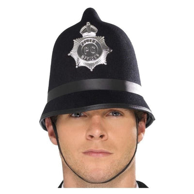 Police Hat Adult Black_2 