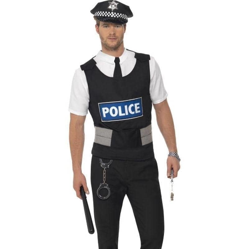 Policeman Instant Kit Adult Black_1 sm-38833L