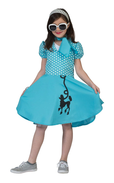 Poodle Dress Blue Childrens Costume_1 CC550