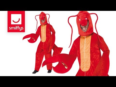 Lobster Costume Adult Red Bodysuit