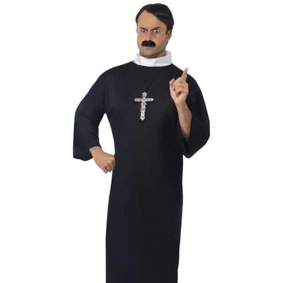 Priest Costume Adult Black White_1 sm-20422L