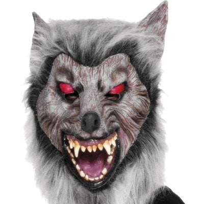 Prowler Wolf Mask Adult Grey_1 sm-26487