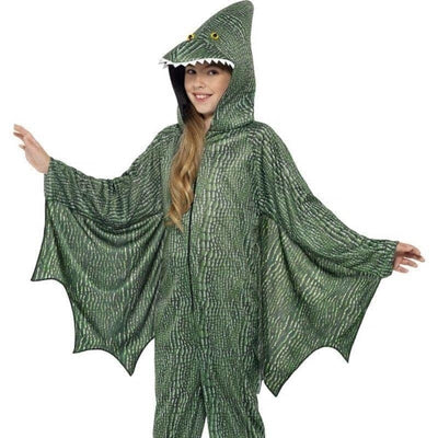 Pterodactyl Dinosaur Costume Kids Green_1 sm-45282L